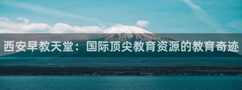 有玩天狮娱乐：西安早教天堂：国际顶尖教育资源的教育奇迹