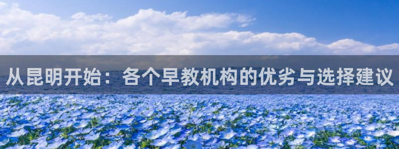 天狮娱乐招商29229：从昆明开始：各个早教机构的优劣与选择建议