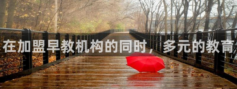天狮娱乐 主管注册官网：在加盟早教机构的同时，多元的教育