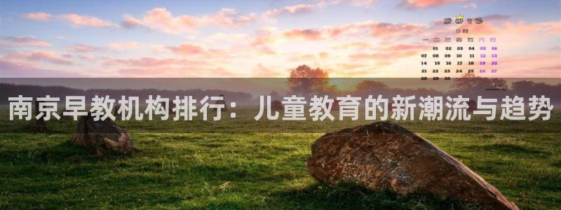 天狮娱乐代理最高多少：南京早教机构排行：儿童教育的新潮流与趋势