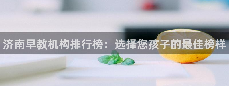 天狮娱乐网站：济南早教机构排行榜：选择您孩子的最佳榜样