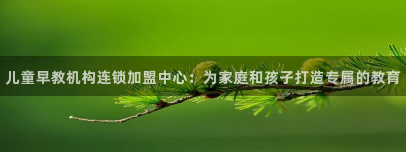 天狮娱乐可靠吗：儿童早教机构连锁加盟中心：为家庭和孩子打造专属的教育