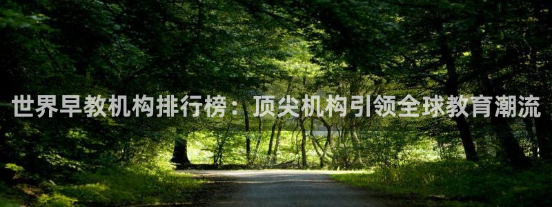 天狮娱乐bd33net广告：世界早教机构排行榜：顶尖机构引领全球教育潮流
