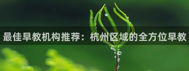 天狮娱乐谁在玩：最佳早教机构推荐：杭州区域的全方位早教